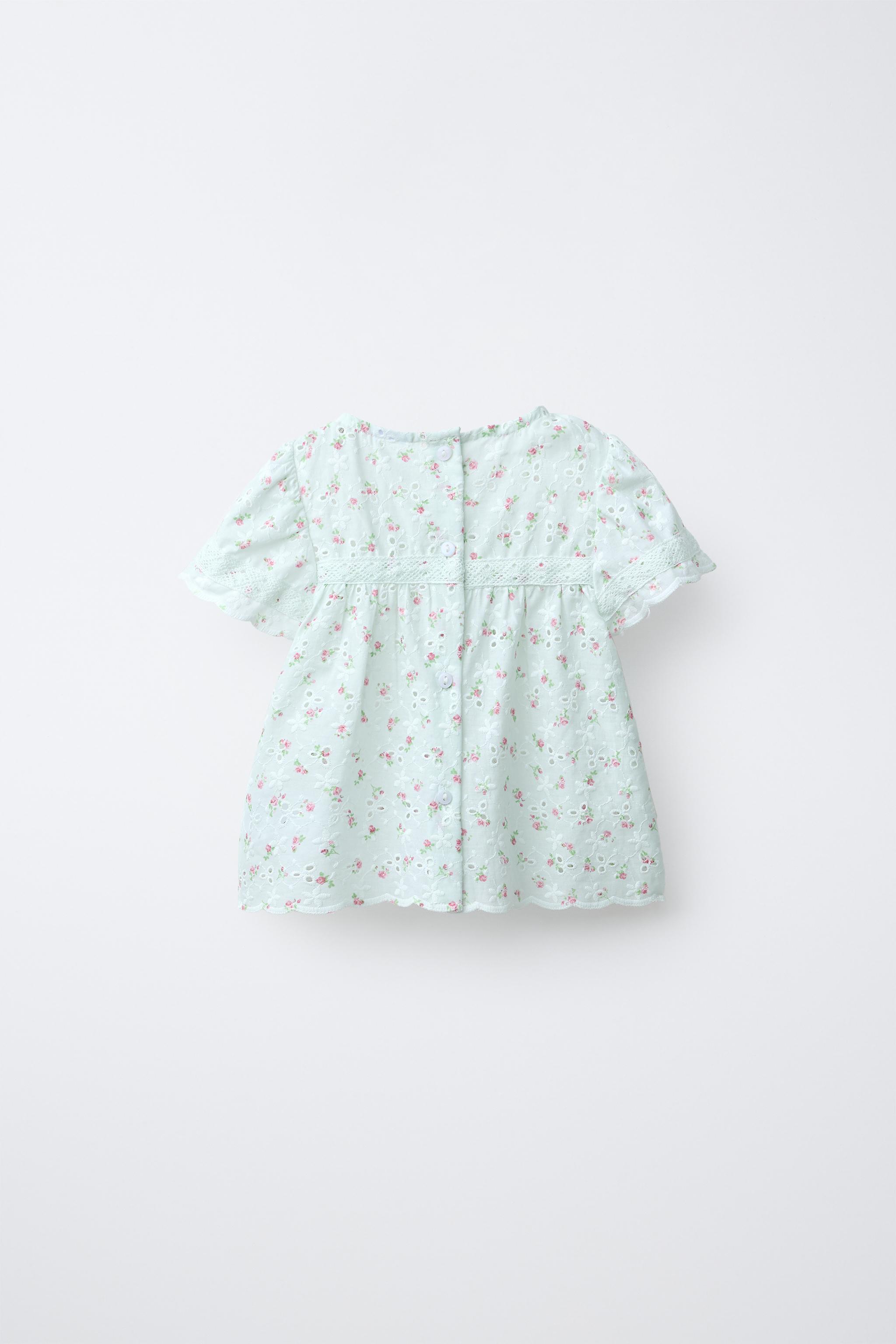 CHEMISE BRODERIE SUISSE IMPRIMÉ FLEURS